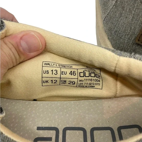 Hey Dude mens shoes Wally Stretch 13 Mocs - Picture 5 of 5